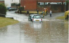 Hollington Old Lane Flooding 2009